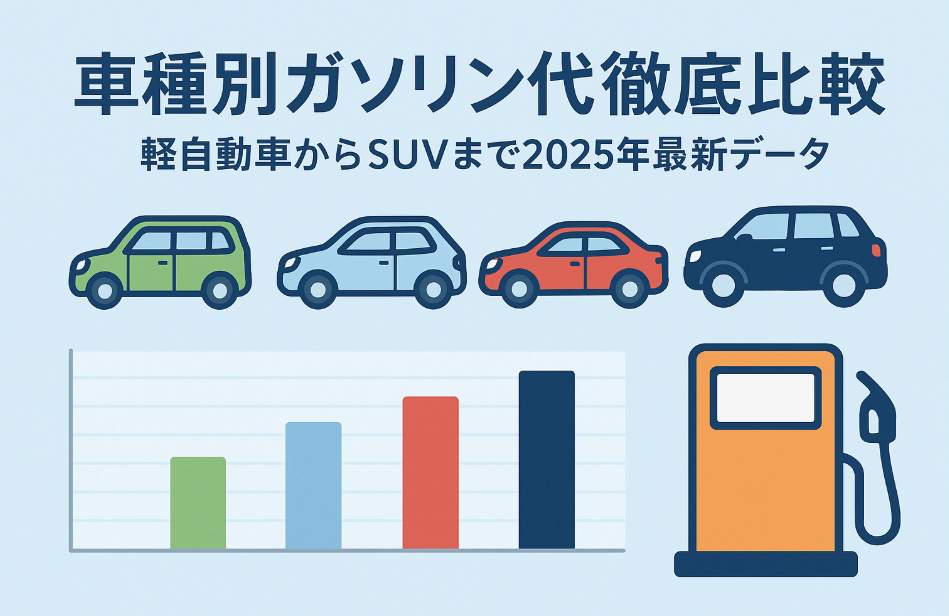 車種別ガソリン代徹底比較：軽自動車からSUVまで2025年最新データ